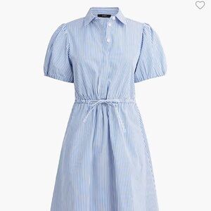 J crew short sleeved collared mini dress